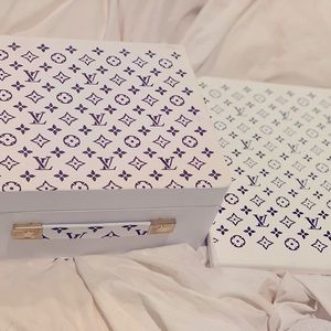 Fashion inspired briefcase and 8x10 matching canvas